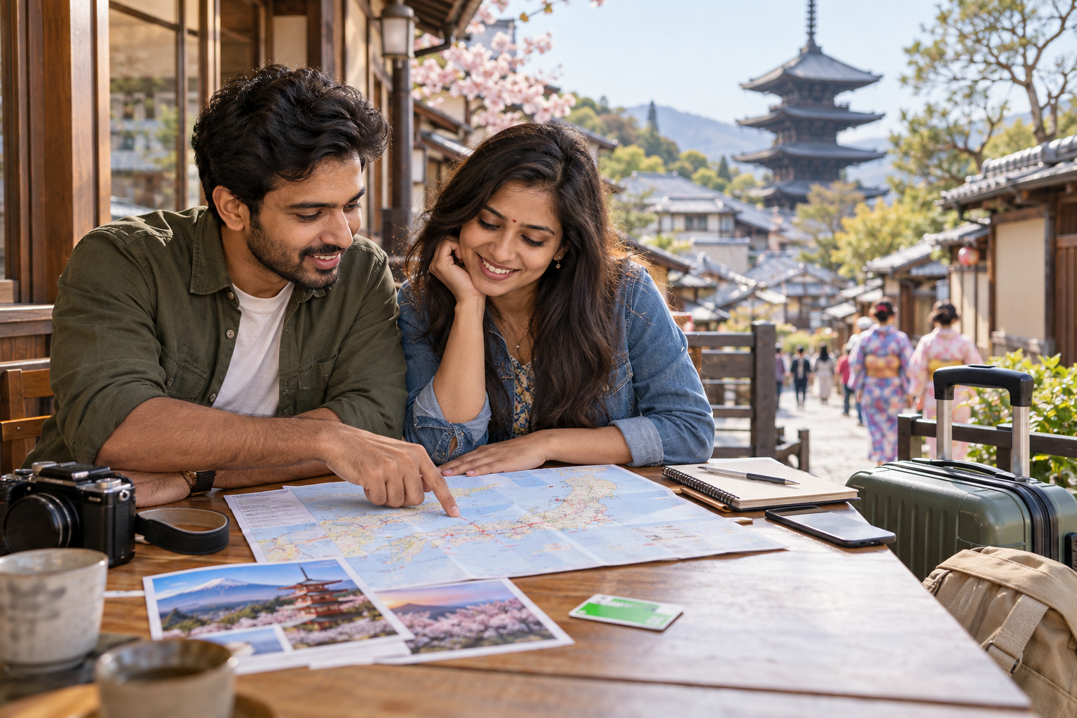Indian traveller planning a visit to Japan