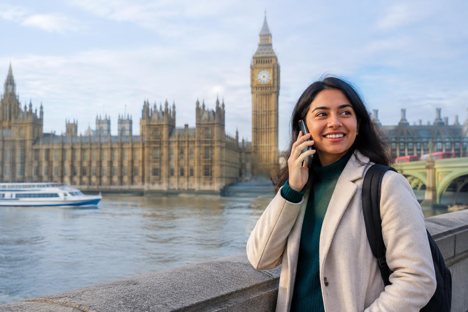 UK Tourist eSIM With a Phone Number: Calls, Texts and Data
