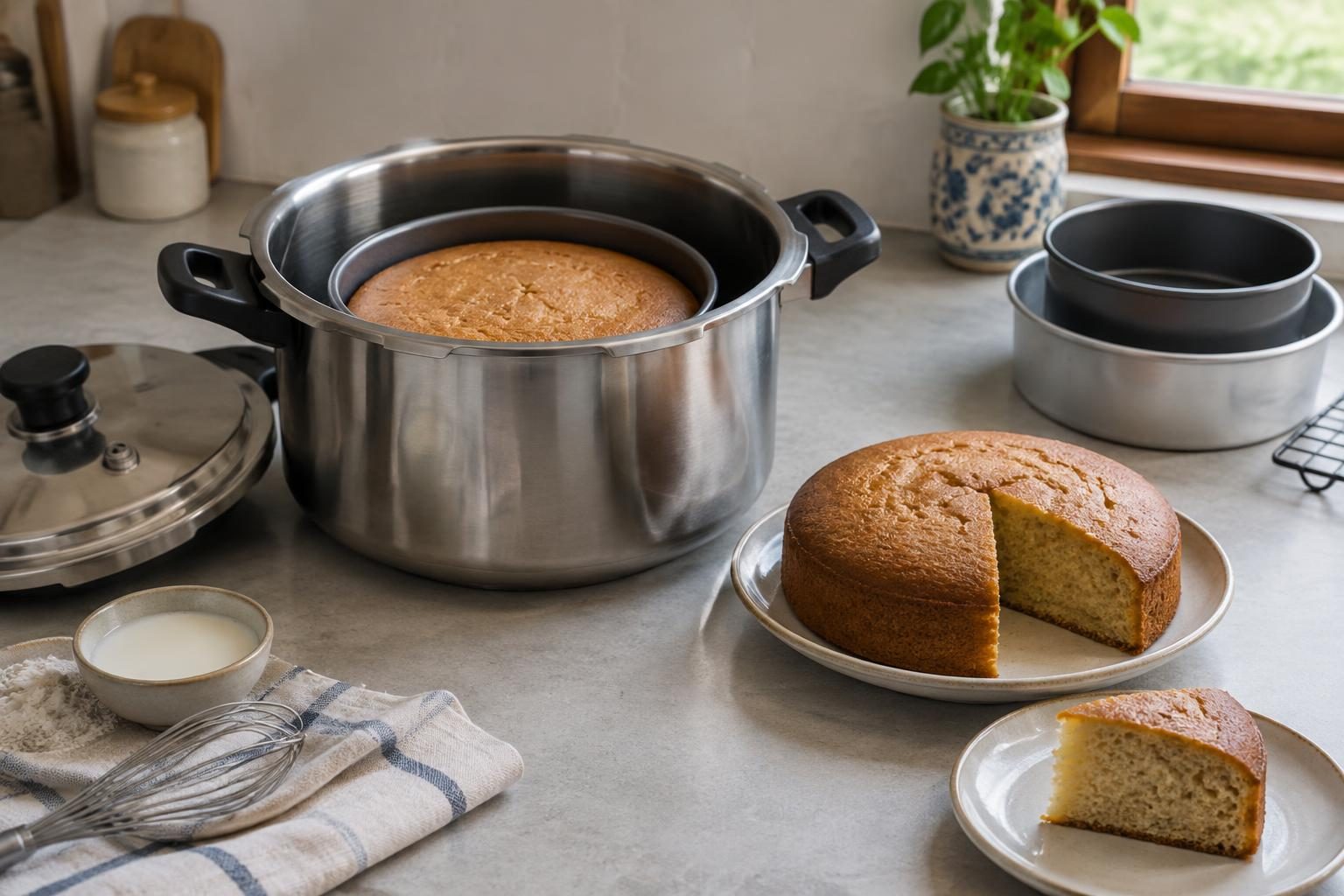 Eggless Cake in a Pressure Cooker: Pan Types and Heat Control Explained