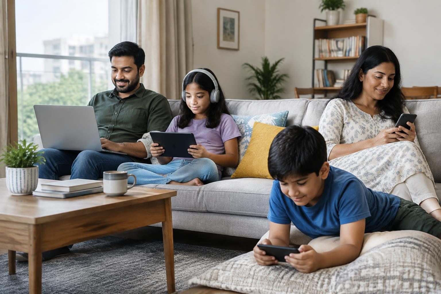 How Much Internet Speed Does a Family of Four Need?
