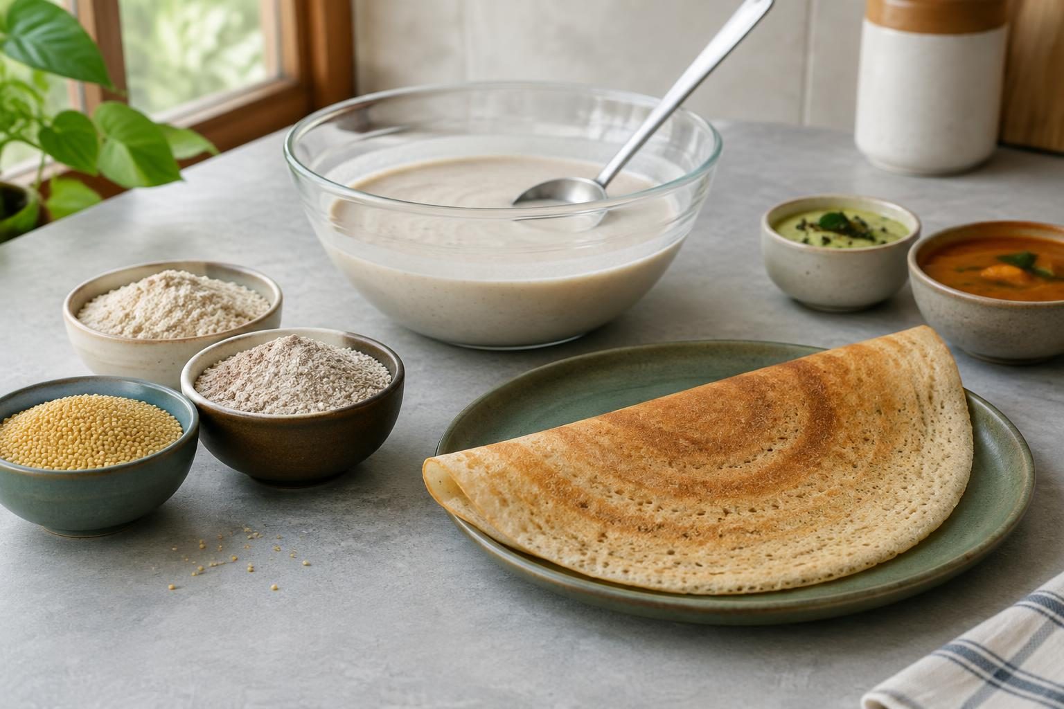 Millet Dosa Without Rice: Tested Batter Ratios